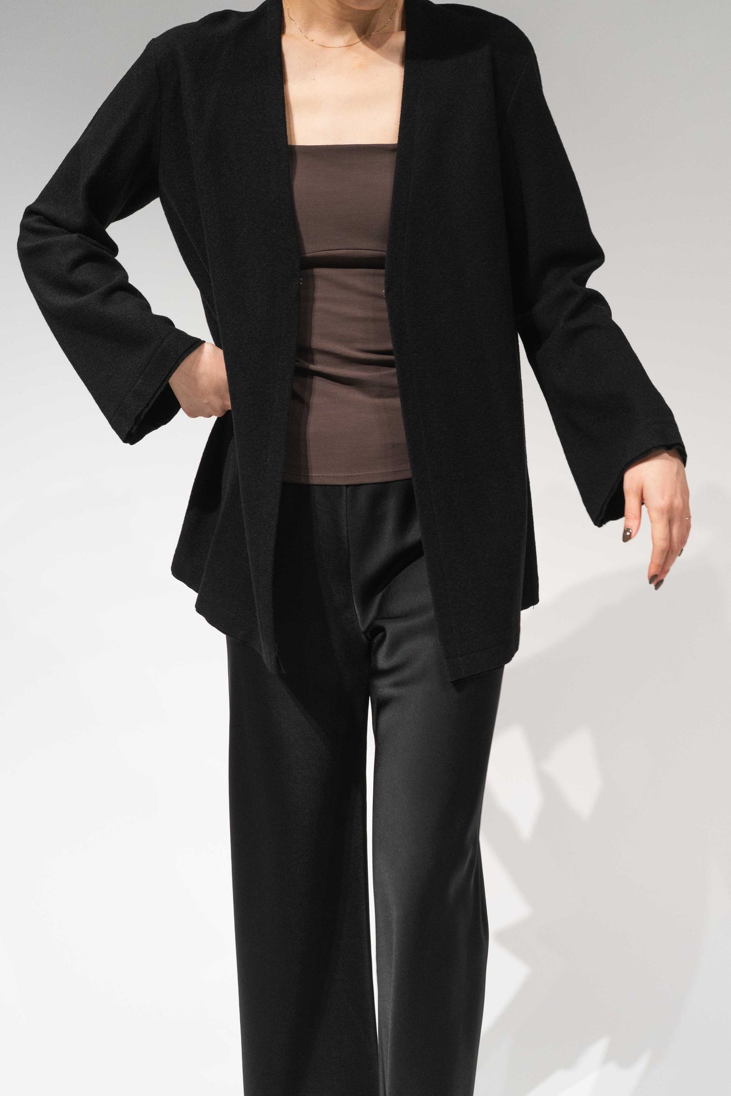 Lupi wool cardigan_Black