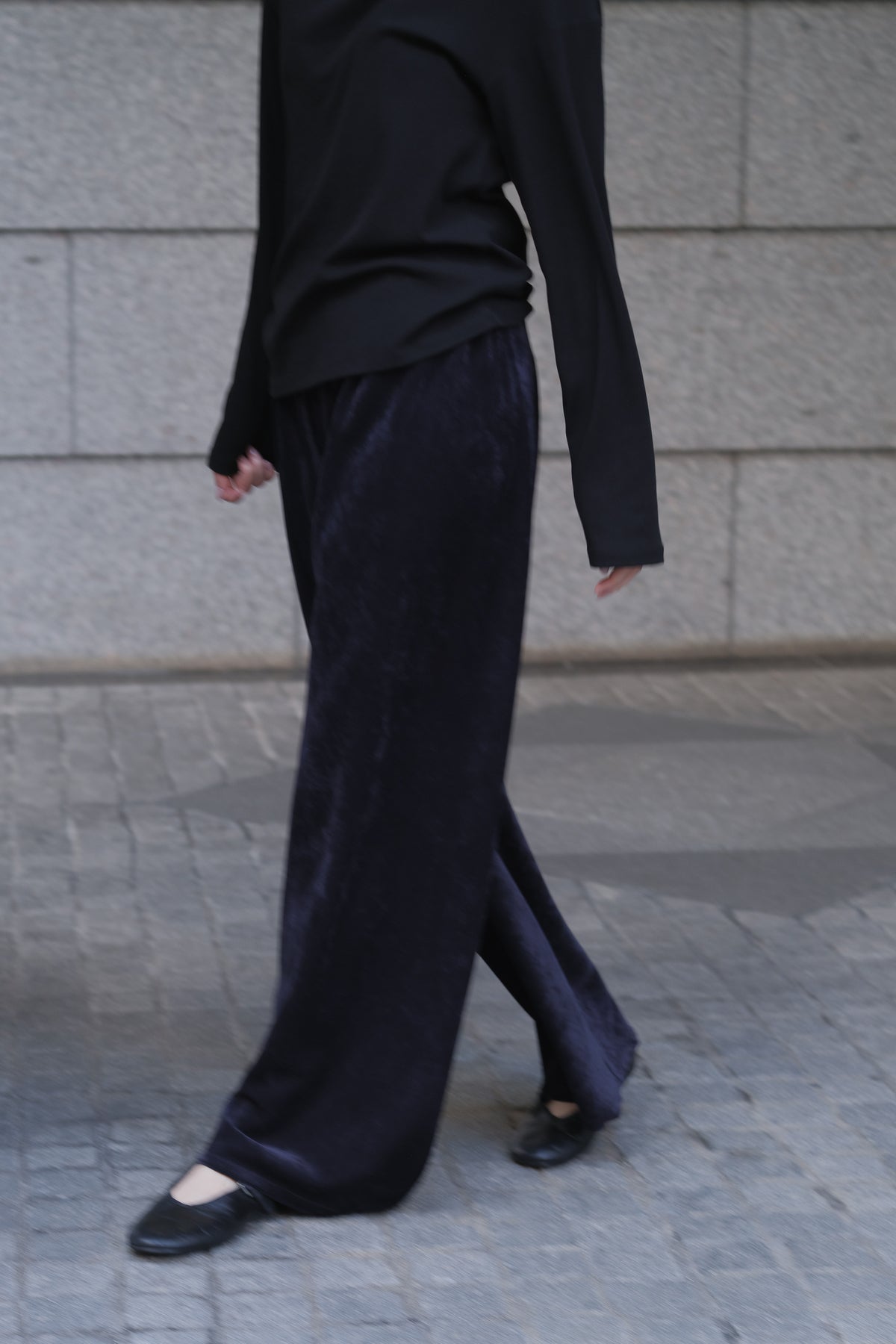 Atria velours pants_navy