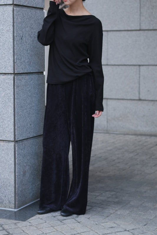 Atria velours pants_navy