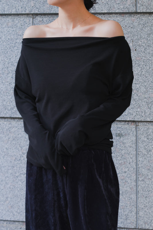 Scheat 2way tops_black