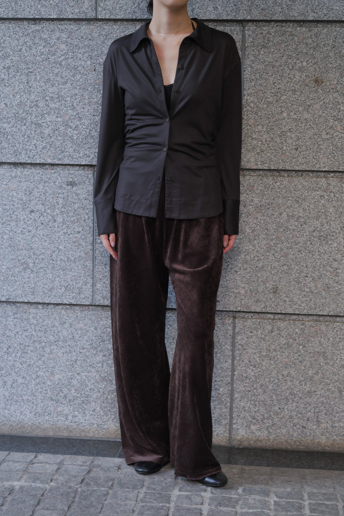 Librae jersey shirt_brown