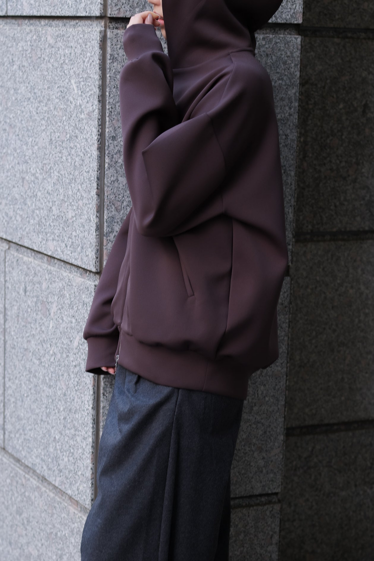 Kraz big hoodie_brown