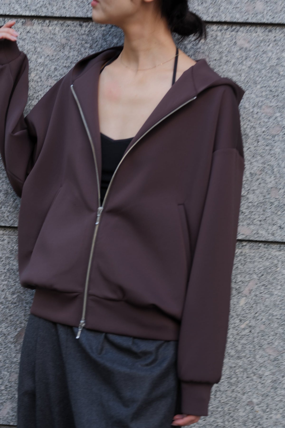 Kraz big hoodie_brown