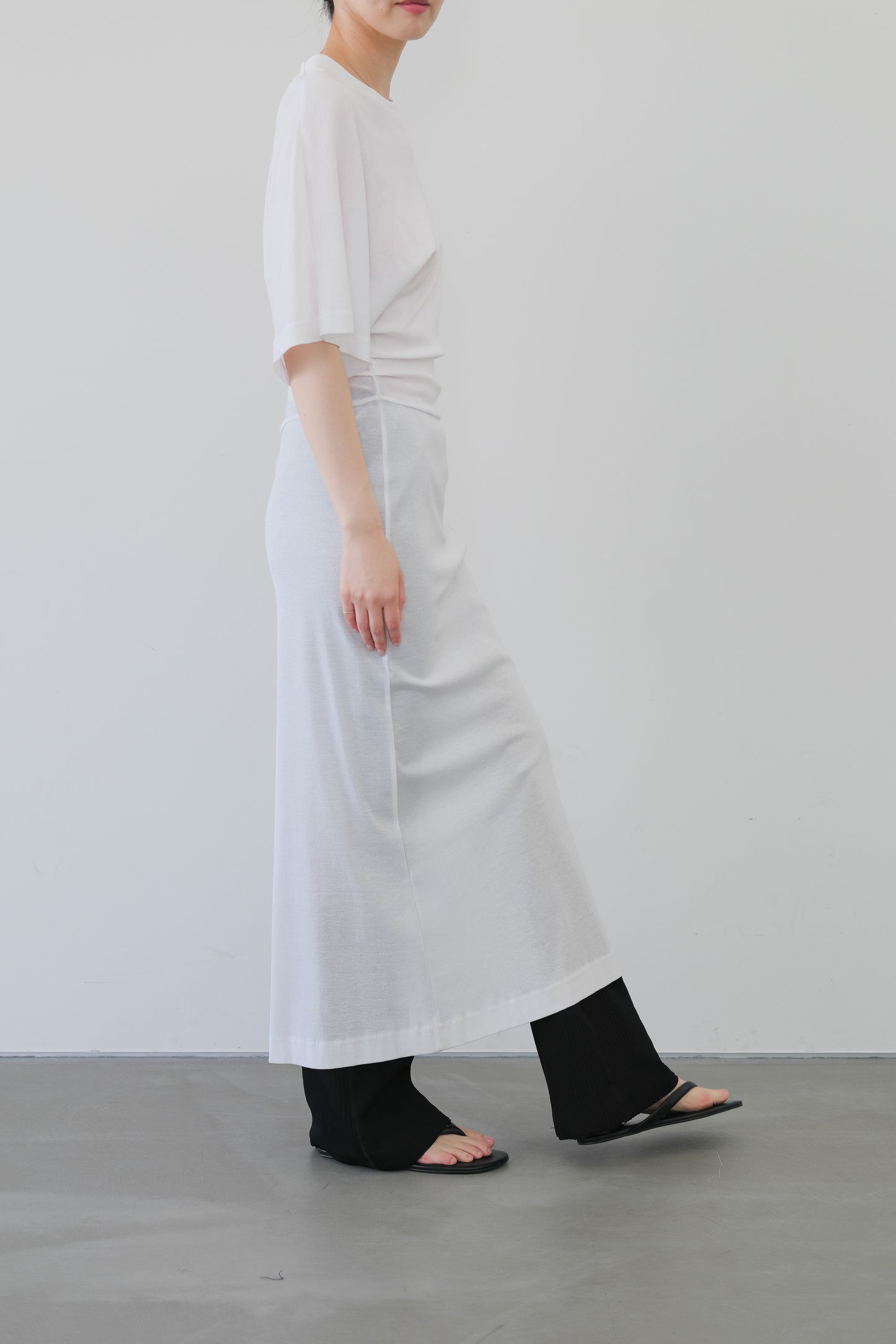 Kiffa Asymmetry Dress_White