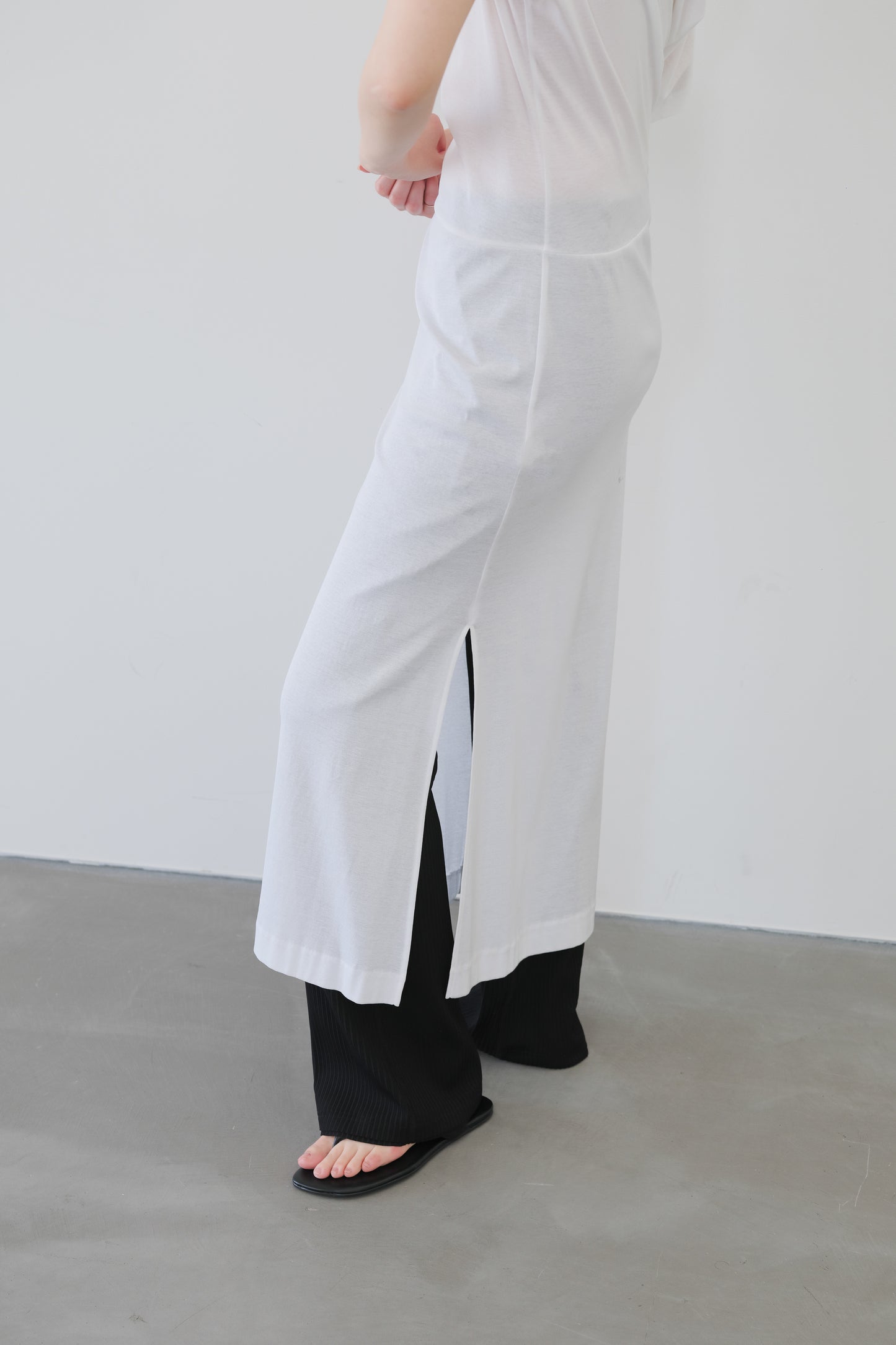 Kiffa Asymmetry Dress_White