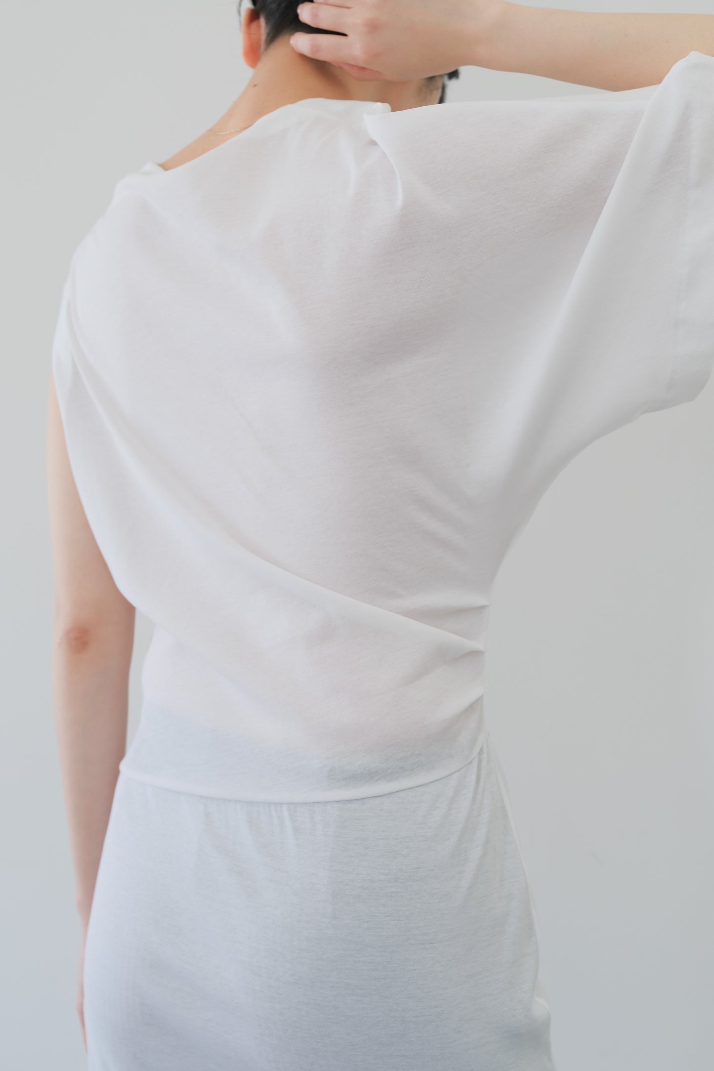 Kiffa Asymmetry Dress_White