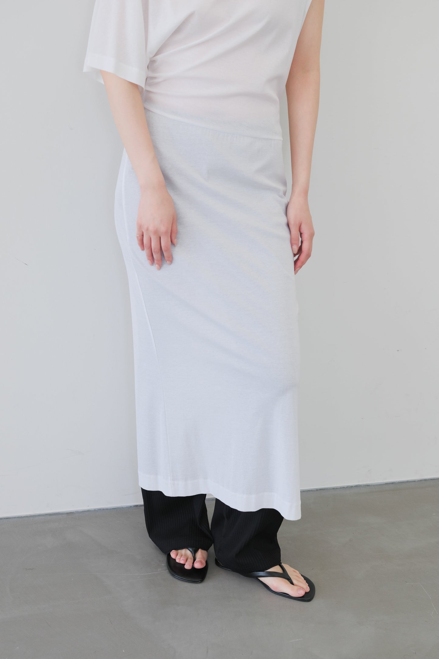 Kiffa Asymmetry Dress_White