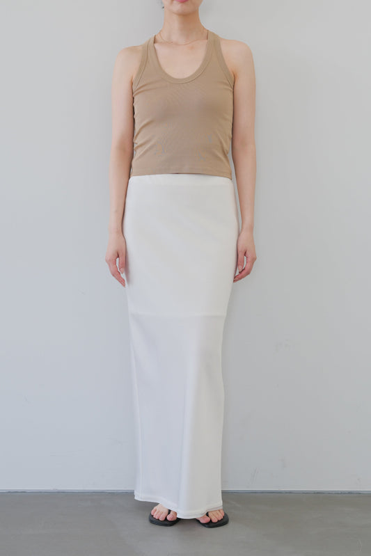 Phekda Narrow Skirt_white
