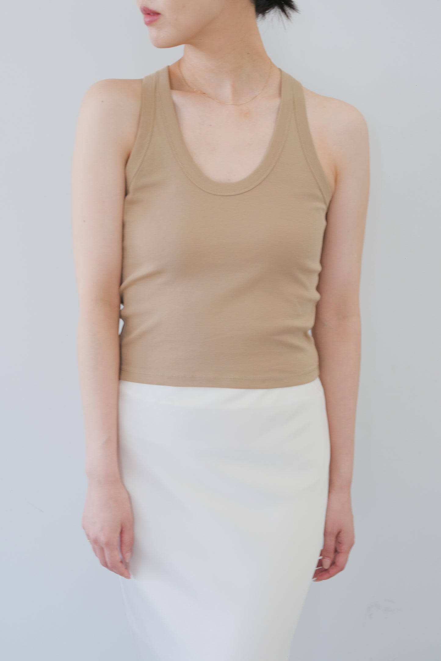 Elnath 2way tanktop_beige