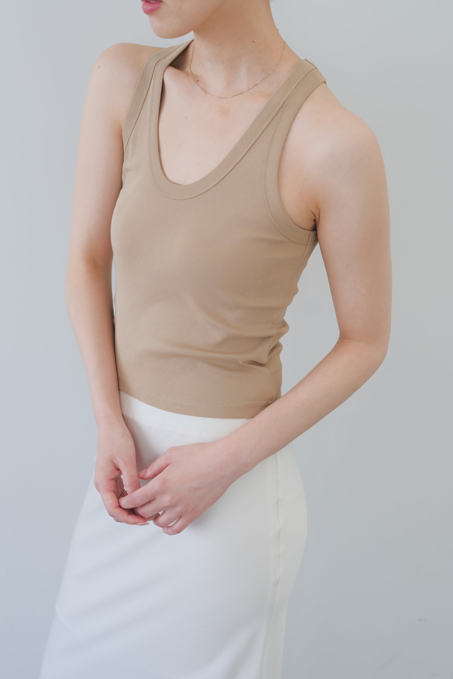 Elnath 2way tanktop_beige