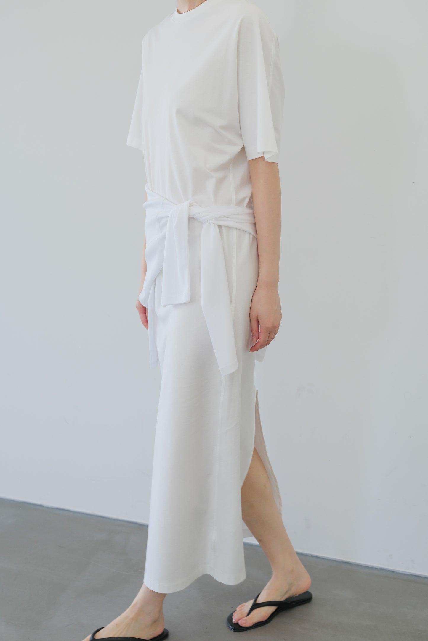 Alhena Tee Dress_white