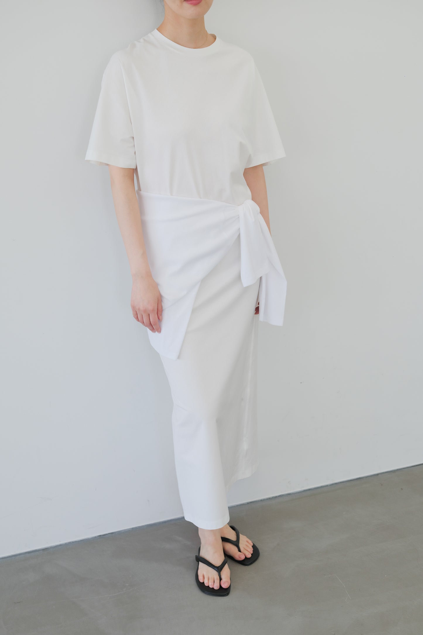 Alhena Tee Dress_white
