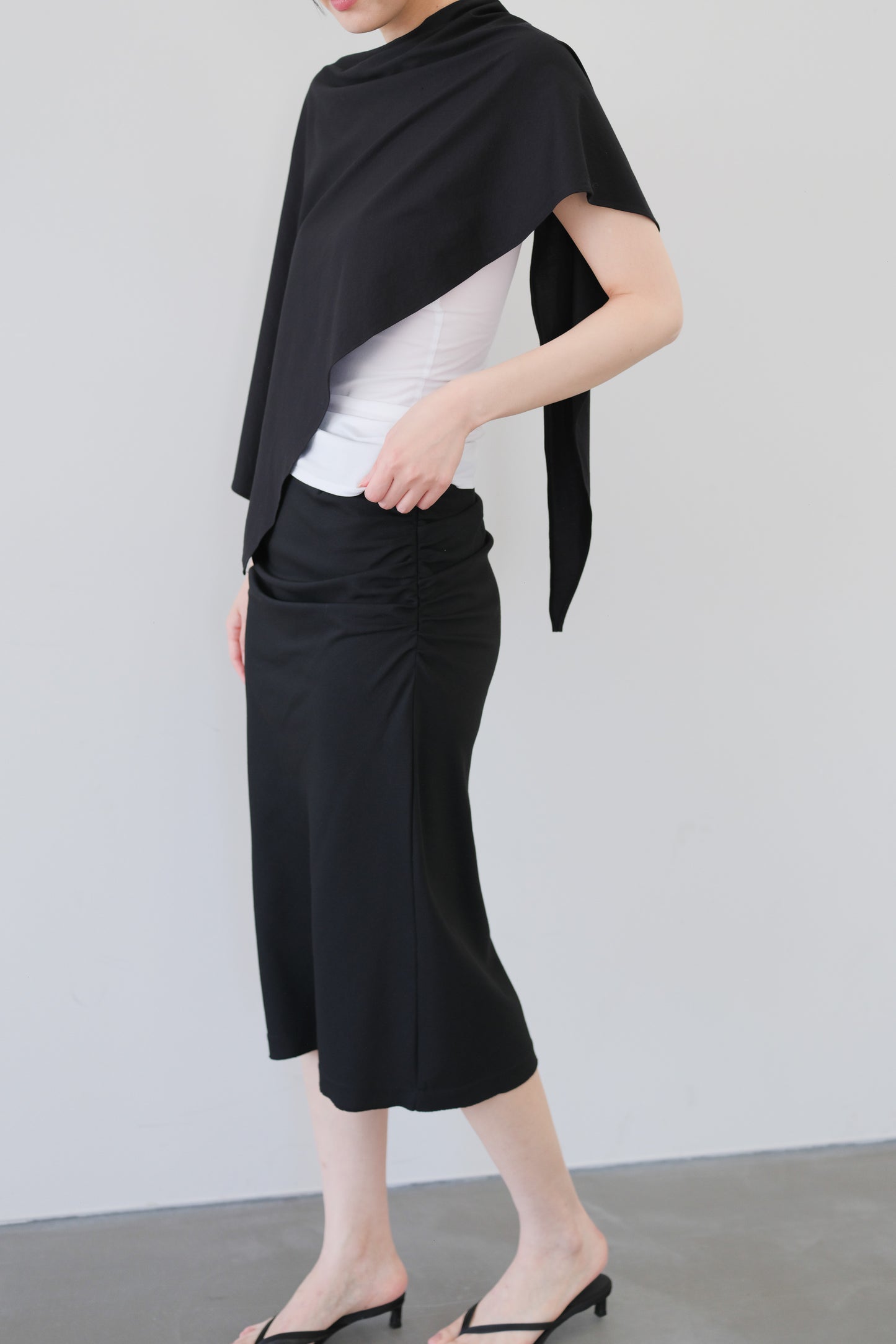 Salm gather skirt