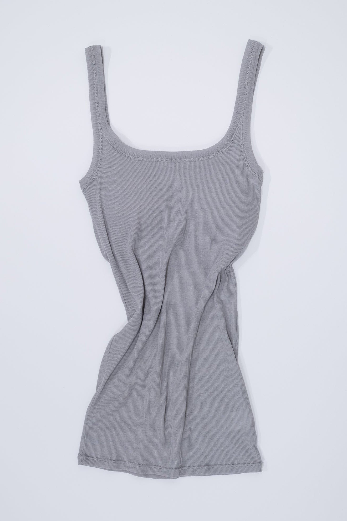 Mira Rib Tank Top_gray