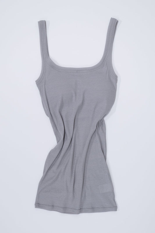 Mira Rib Tank Top_gray