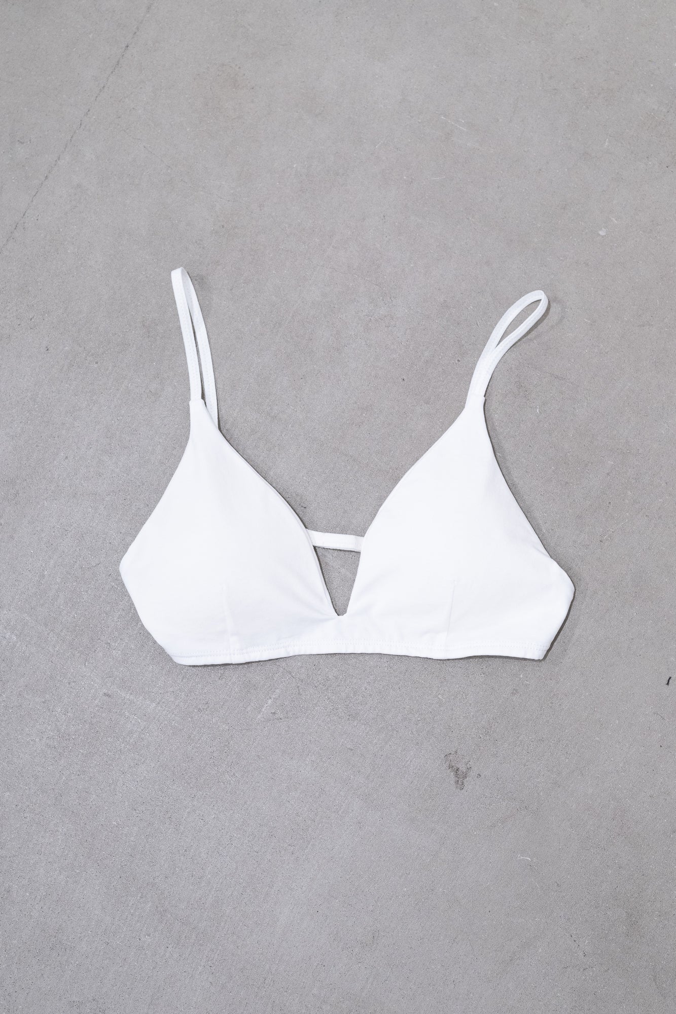 Spica Triangle Bra_White