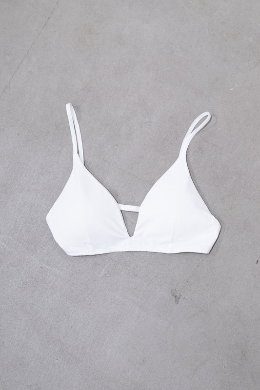 Spica Triangle Bra_White