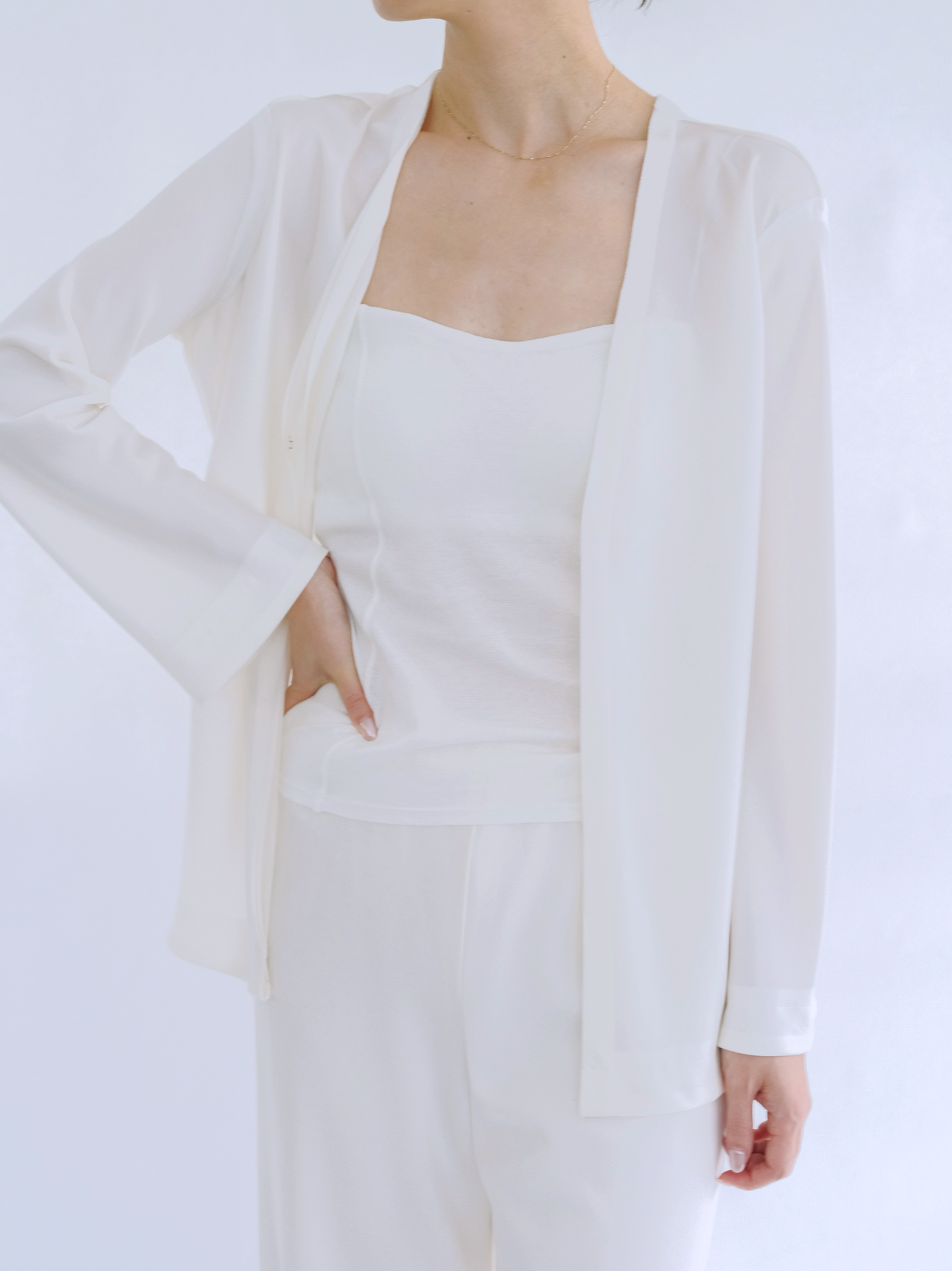 Caeli Reversible Cardigan_White